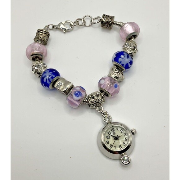 Jewelry - Brand Copy Style Art Bead Watch Bracelet Art to Wear Vintage